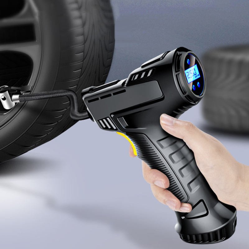Wireless Handheld Digital Display Air Compressor Inflator Mini Portable Electric Air Pump For Car Tires