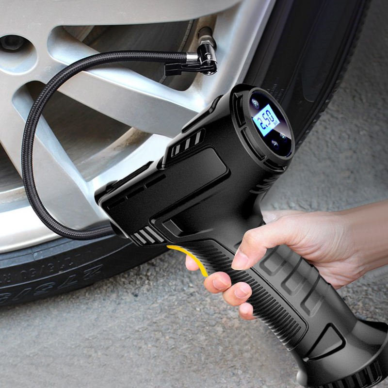 Wireless Handheld Digital Display Air Compressor Inflator Mini Portable Electric Air Pump For Car Tires