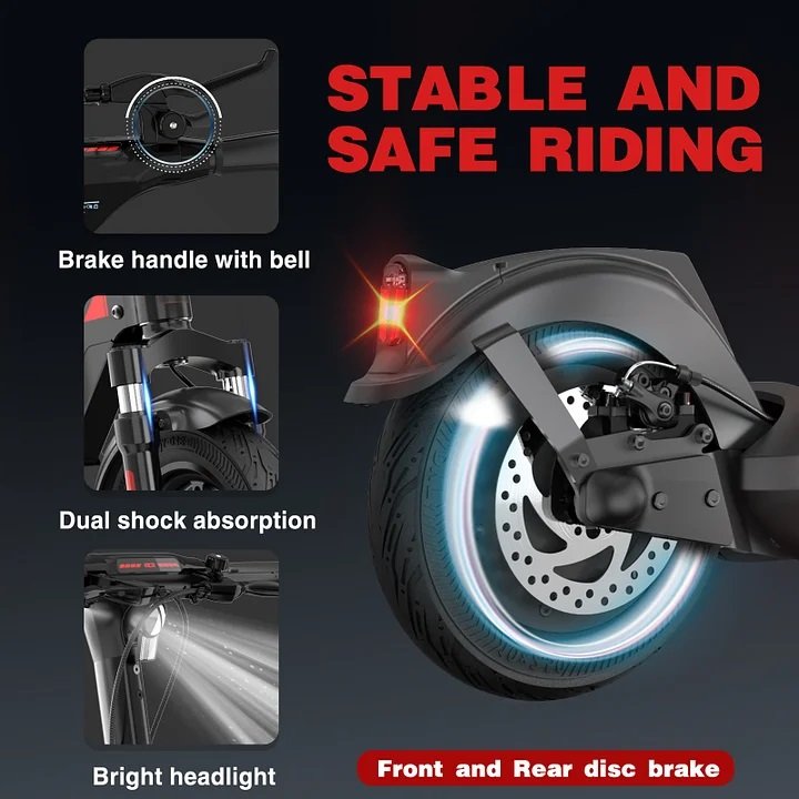 KOOLUX EU Warehouse Stock Free Tax Electric Scooter for Adult Teenagers Powerful 10Inch 36V 10.4Ah Popular E-scooter