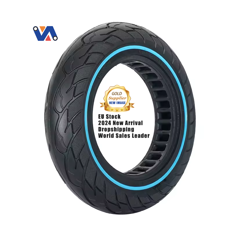 EU Stock Cheap Cost 10X2.125 Red Ring Solid Tire Red For Xiaomi M365/PRO/PRO2/1S Kukirin M4/M4 Pro Kukirin G2 Max scooter