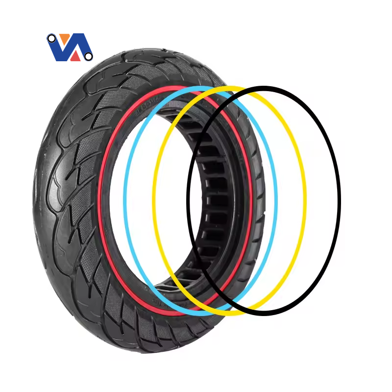 EU Stock Cheap Cost 10X2.125 Red Ring Solid Tire Red For Xiaomi M365/PRO/PRO2/1S Kukirin M4/M4 Pro Kukirin G2 Max scooter