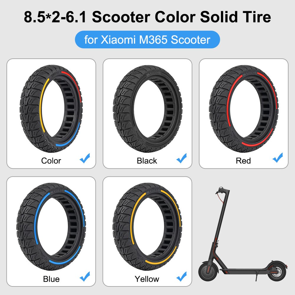 High Quality 8.5x2 Solid Tire 8 1/2x2 Honeycomb Solid Tire for Dualtron mini&Speedway Leger Electric Scooter spare parts