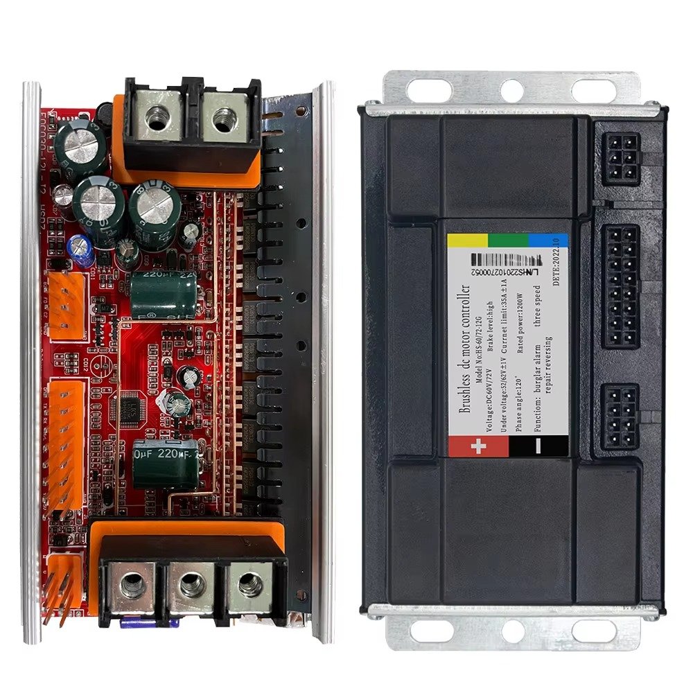 60V/72V 12G 1200W Motor Controller for Electric Scooters and Motorcycles
