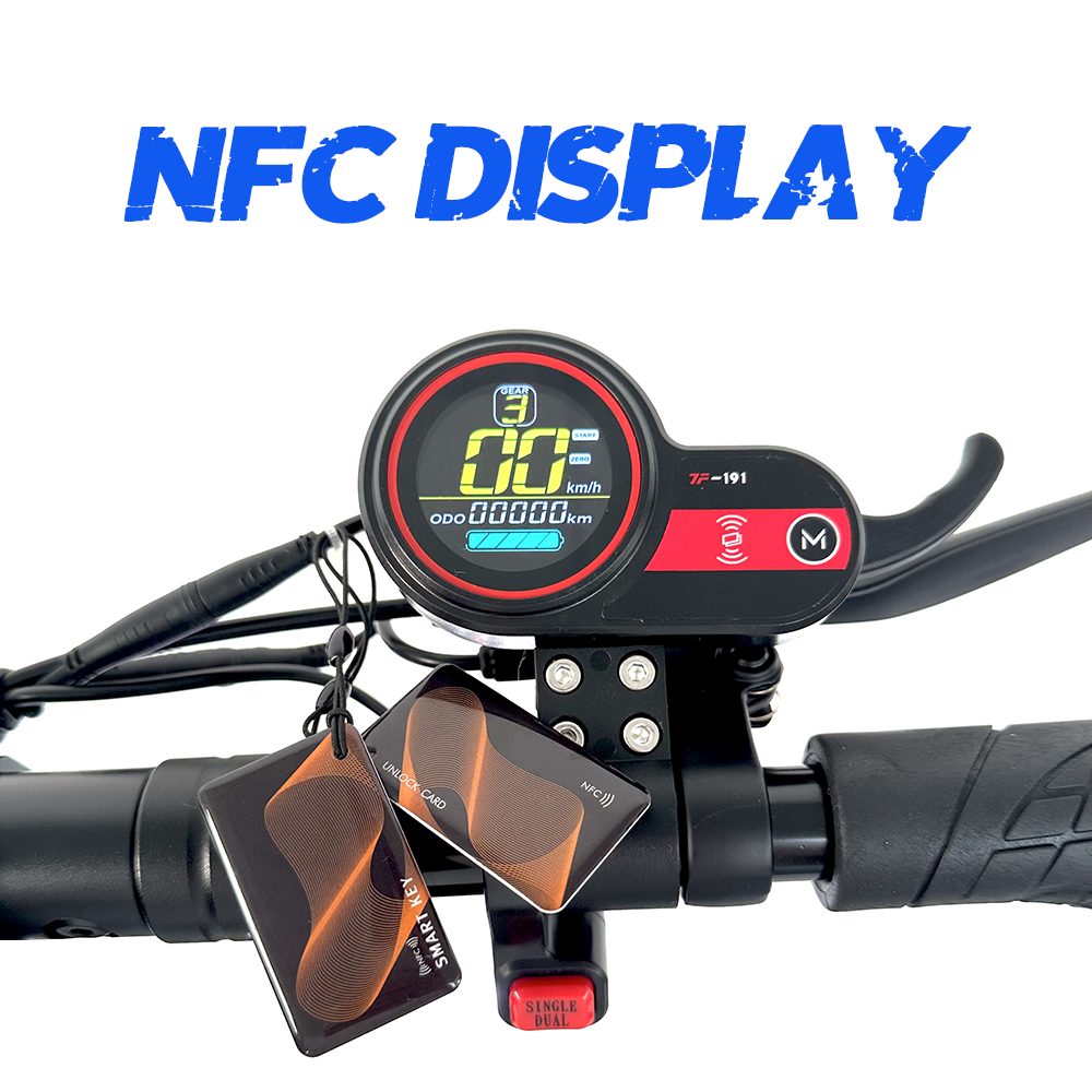 X4 1600W HIGH POWER Folding Electric Scooter Waterproof With NFC Unlock For Adult