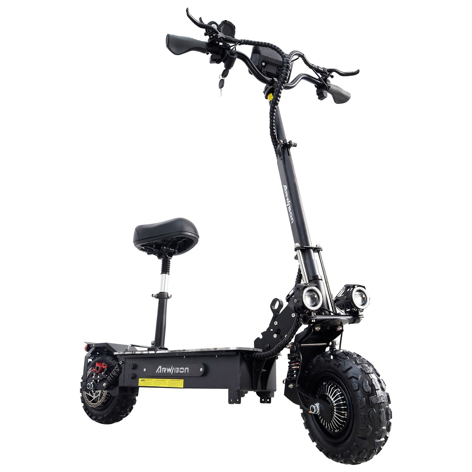 USA Warehouse Arwibon Q06Pro 5600W 60V Adults Fast Electric Scooter 11inch Offroad Seat E Scooter