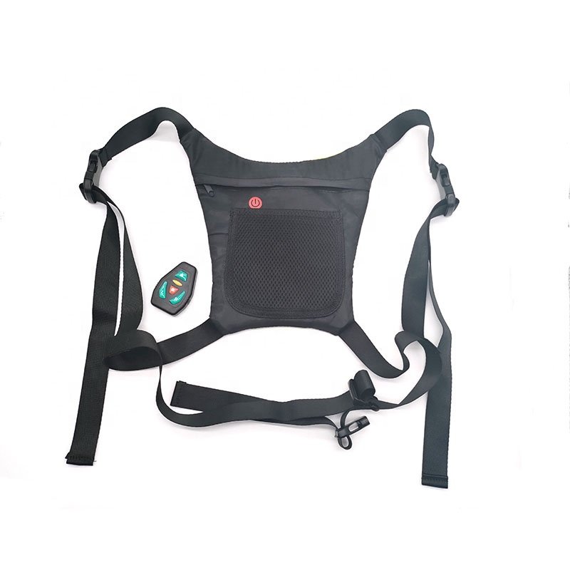 Remote Control Safety Vest LED Wireless Cycling Vest for Electric Scooter Ebike Bicycle Accessories Safety Gear