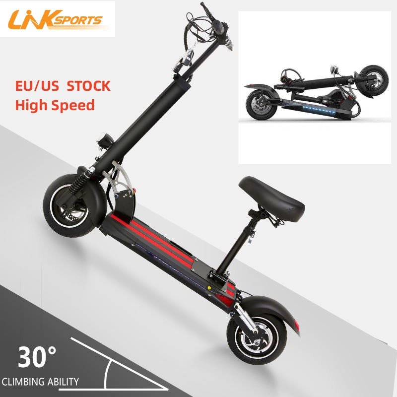 EU/US Warehouse High Power off road e scooters with seats 48v 800w fat tire 10inch high speed electric E-Scoter Elektryk Adult