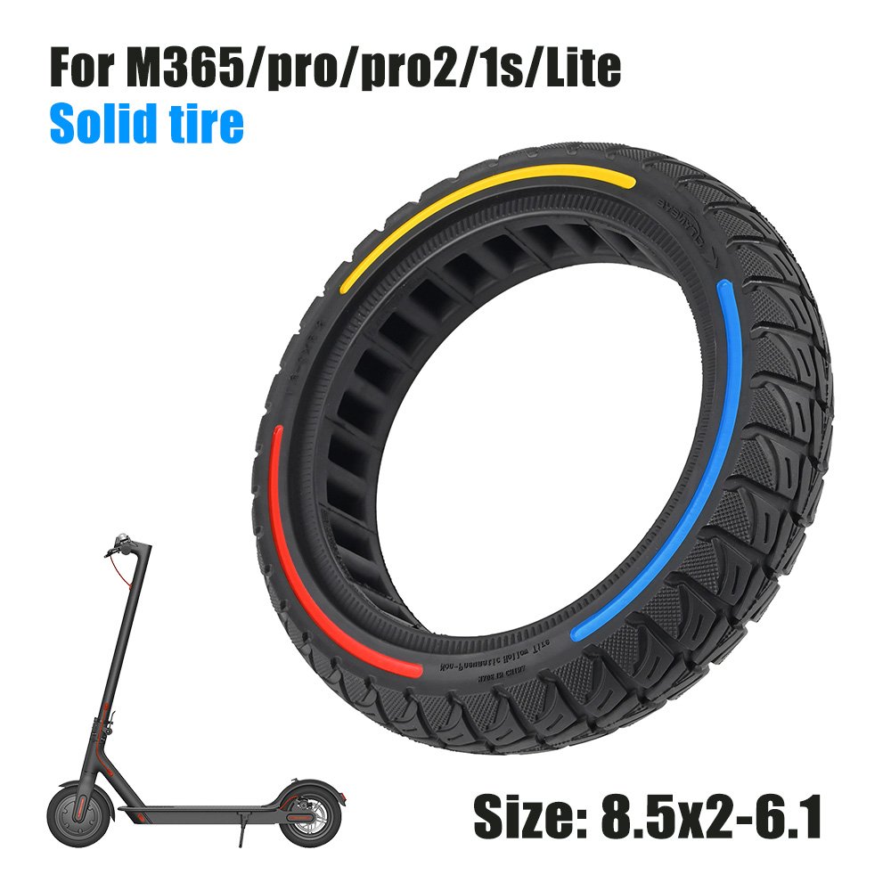 Electric Scooter Tire 8 .5* 2 for Cityneye M365 8 1/2x2 Inch Solid Tires Fat Tire Electric Cityneye Scooter Spare Parts
