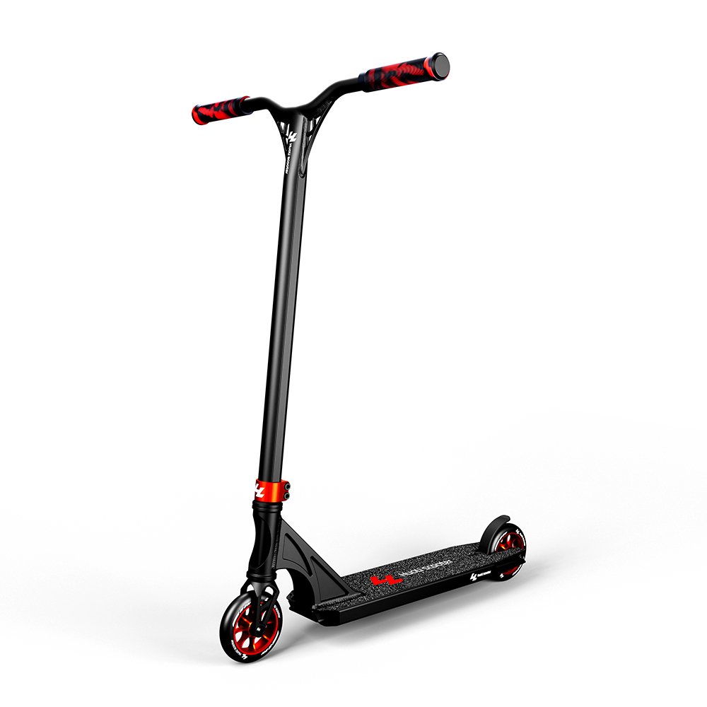 2024 Huoli Hummingbird Scooter with 6 inch wide deck Super Light Black Red Kick Extreme Sport Scooter Pro Stunt Scooter