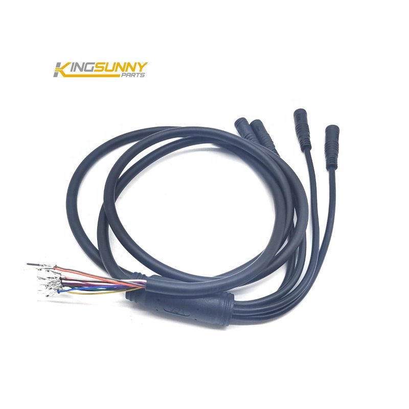 King Sunny 4 In 1 Connector Cable For Kugoo M4 Electric Scooter Dashboard Motor Power Cord Data Line Parts Accessories