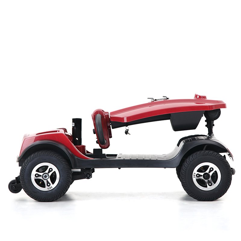 8KM/H Safety Low Speed Disability Electromagnetic Brake Off Road Elderly 4 Wheel Electric Scooter