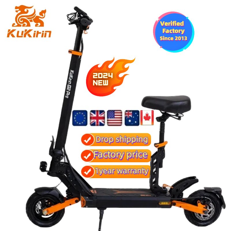 New 2024 newest Henry Speed Max Big 50 Mph KUGOOKIRIN G2 Pro Fren Balatasi Scooter 1000w 2000w And Bikes Electric Scooters