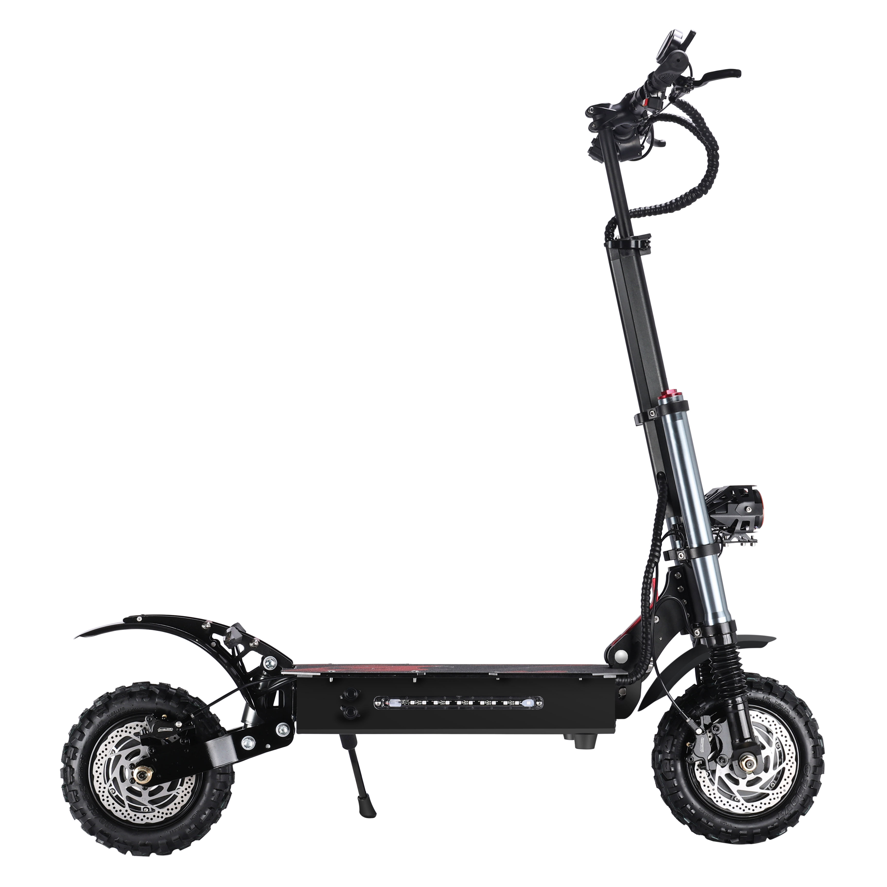 48V Electric Scooter with Comfortable Seat Front Suspension Speed of 70km/h Smart Battery Type for Drivers