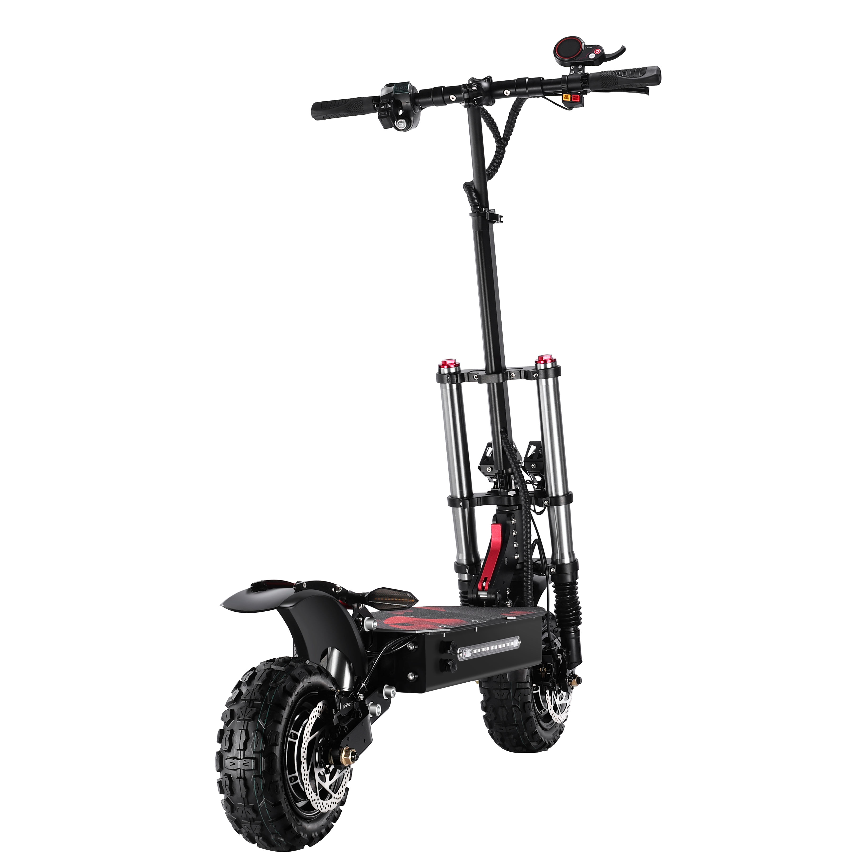 48V Electric Scooter with Comfortable Seat Front Suspension Speed of 70km/h Smart Battery Type for Drivers