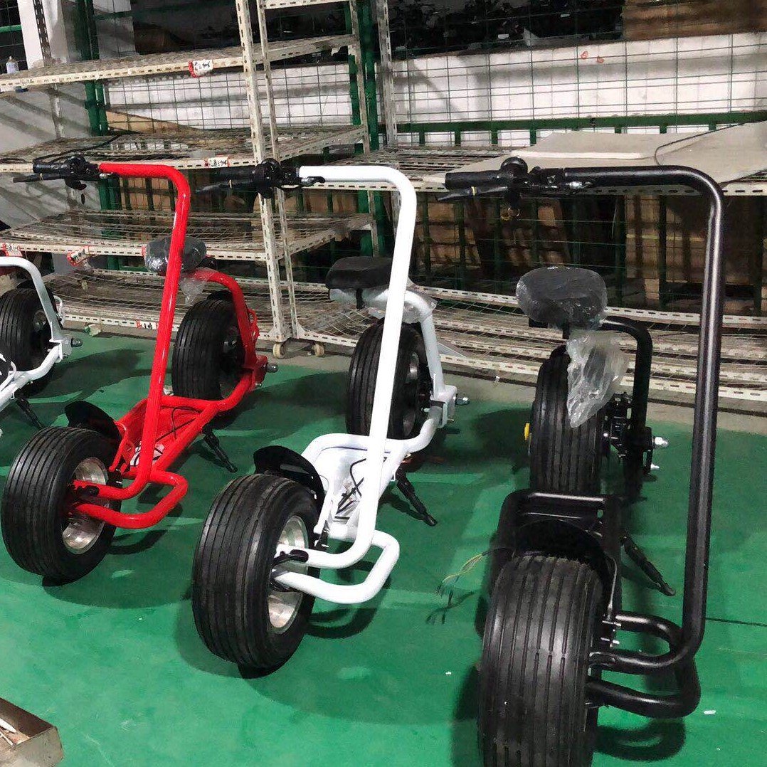 2024 New Electric Scooter Hot Selling 10 Inch Tire Customized Logo Citycoco 2000W Electric Kick Bike For Men