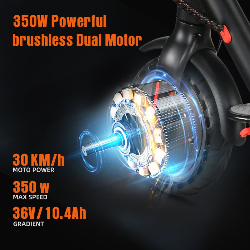 Most popular 350W Powerful E-Scooters Self-balancing App-controlled Smart Electric Scooters