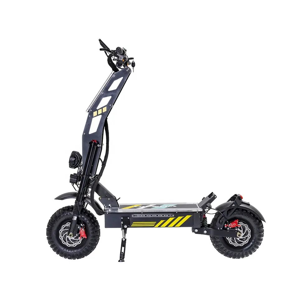 2023 HEZZO 13Inch 60V 8000W Dual Motors Fast Off Road Escooter US EU Warehouse Manufacturers 40Ah Foldable Electric Scooter