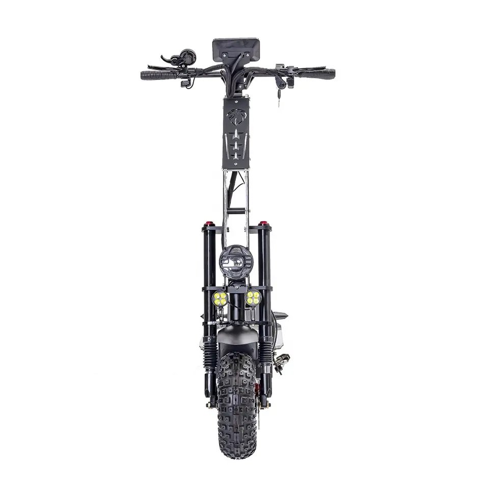 2023 HEZZO 13Inch 60V 8000W Dual Motors Fast Off Road Escooter US EU Warehouse Manufacturers 40Ah Foldable Electric Scooter
