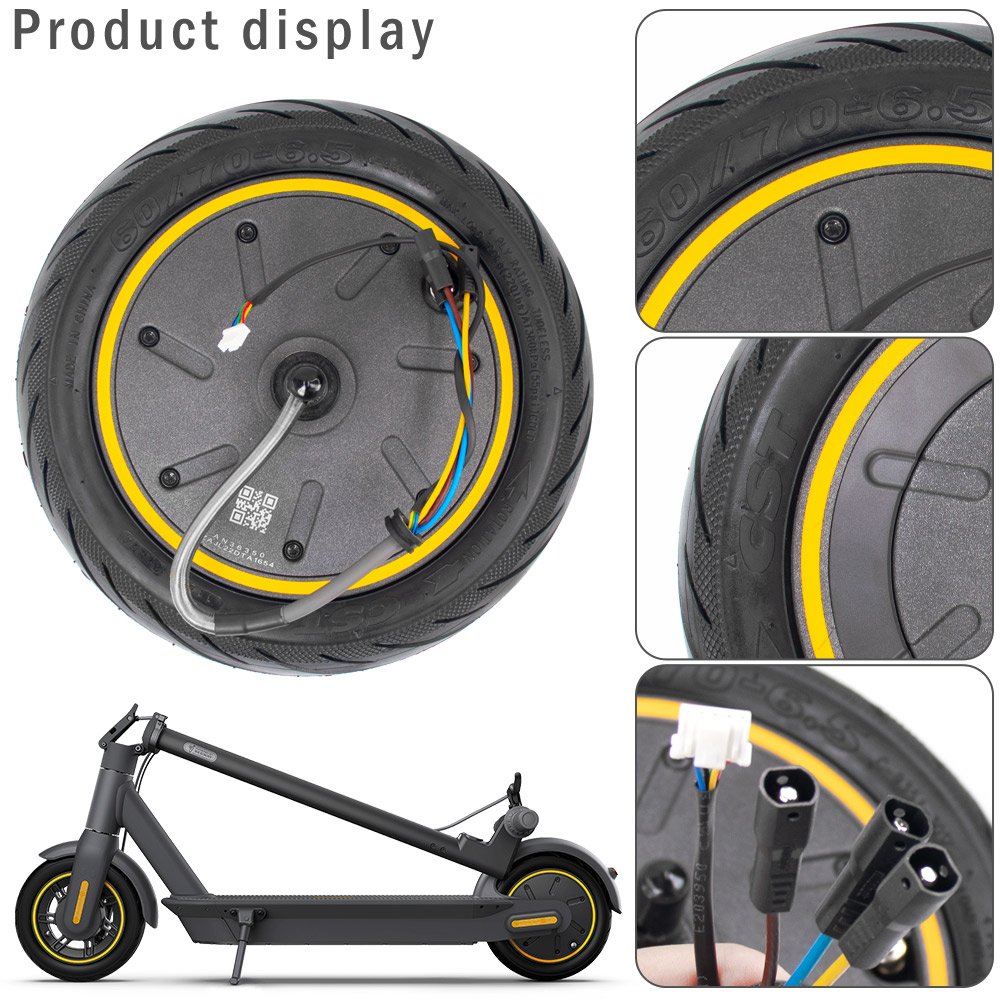 350w Hub Motor Engine For Nine-bot MAX G30 G30D KickScooter Electric Scooter Wheel Hub Motor Tires Assembly Kit Spare Parts