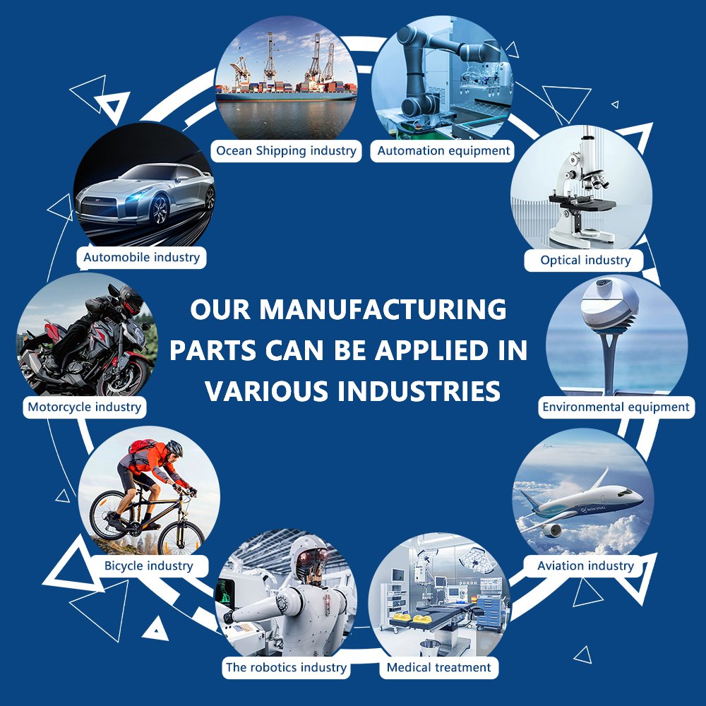High Precision OEM Custom CNC Machinery Metal Machining Spare Milling Stainless Steel Anodized Aluminum Turning Services Parts