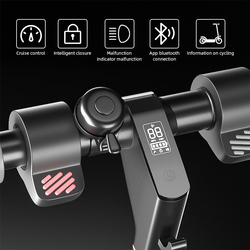 EU US hot sale 350W 7.8ah+5.2ah battery e scooter 2 wheel electric scooter for adults