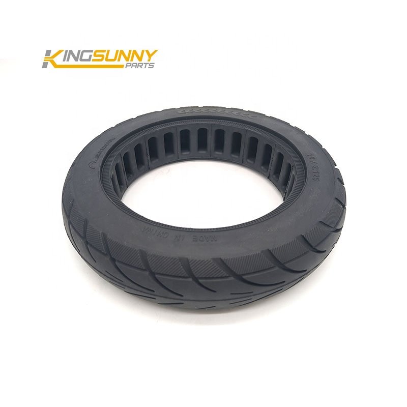 Rubber Honeycomb Tire 10*2.125 Solid Tyre For Nine Bot F20 F30 F40 Electric Scooter Scooter Accessories Parts Tire