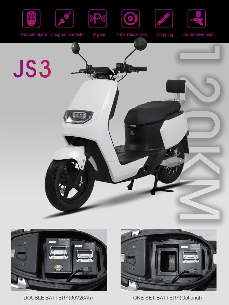 Two-wheeler electric scooter Equip With Fully Adjustable Suspension Swappable Lithium Battery
