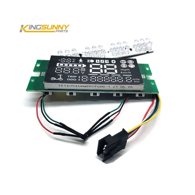Electric Scooter Display With LED Light For Kugoo S1 S2 S3 Scooter Panel Screen Dashboard Kickscooter Repair Part Instrument