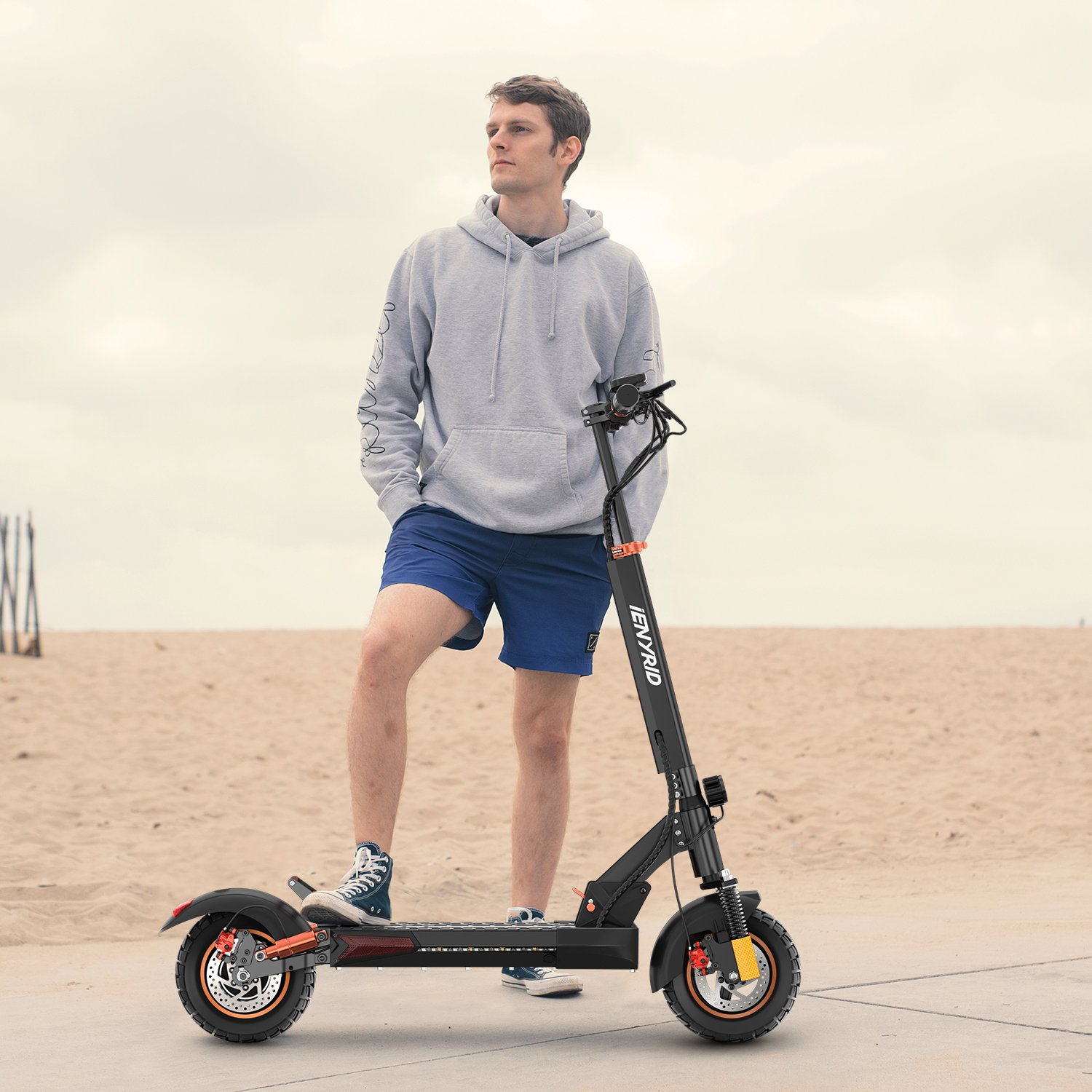 Directly Wholesale iENYRID M4 PRO S+ Max 10 Inch Pneumatic Tires 800W 20Ah Off Road Electric Scooter iENYRID Scooter