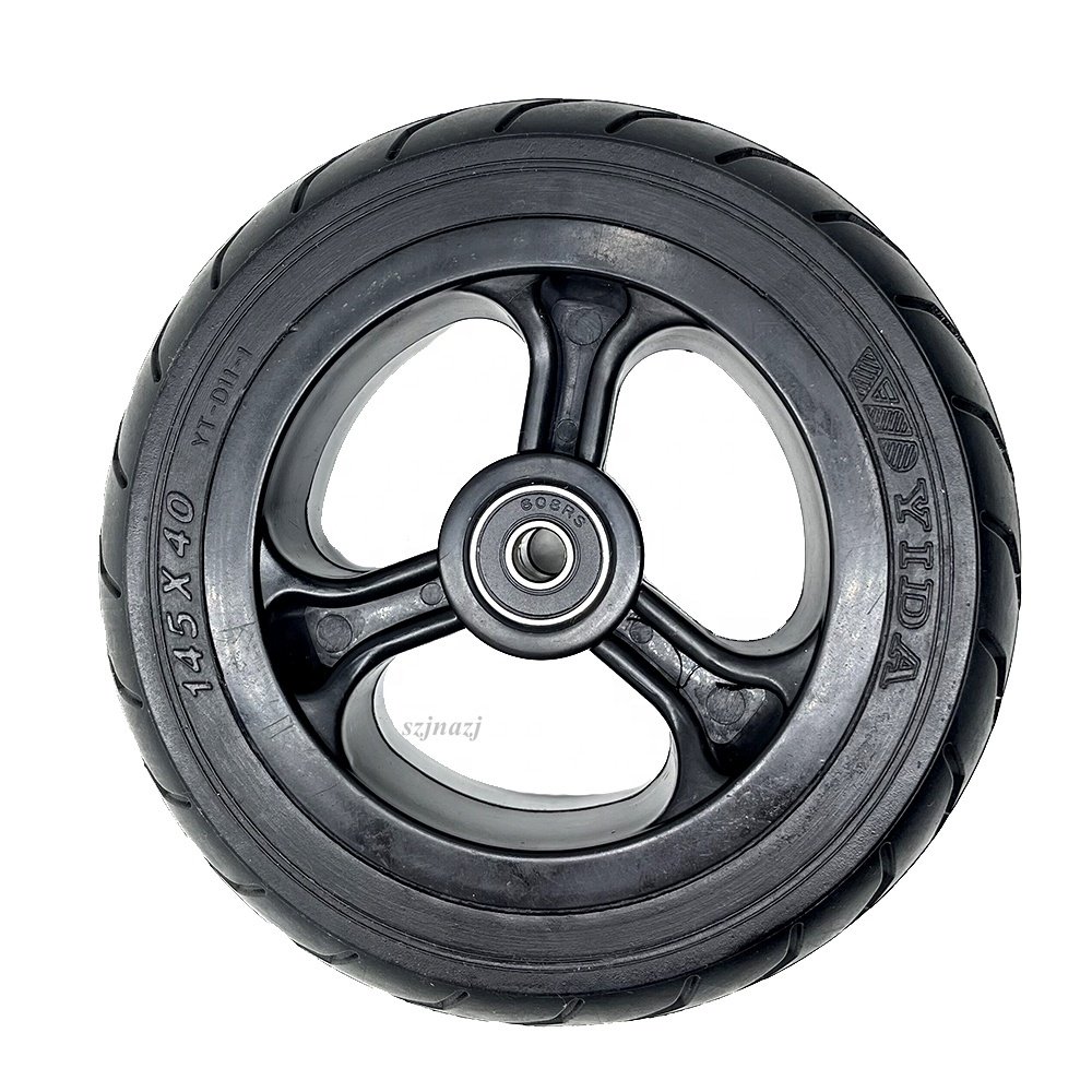 145x40 Solid Wheel 6 Inch Non-Pneumatic Explosion-proof Tire for Foldable Mini Electric Scooter Accessories