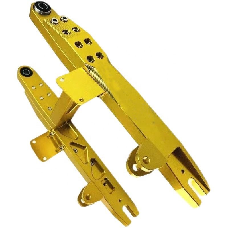 Low price custom cnc adjustable rear swing arm for dirt bike/ motorcycle adjustable swing arm shaft