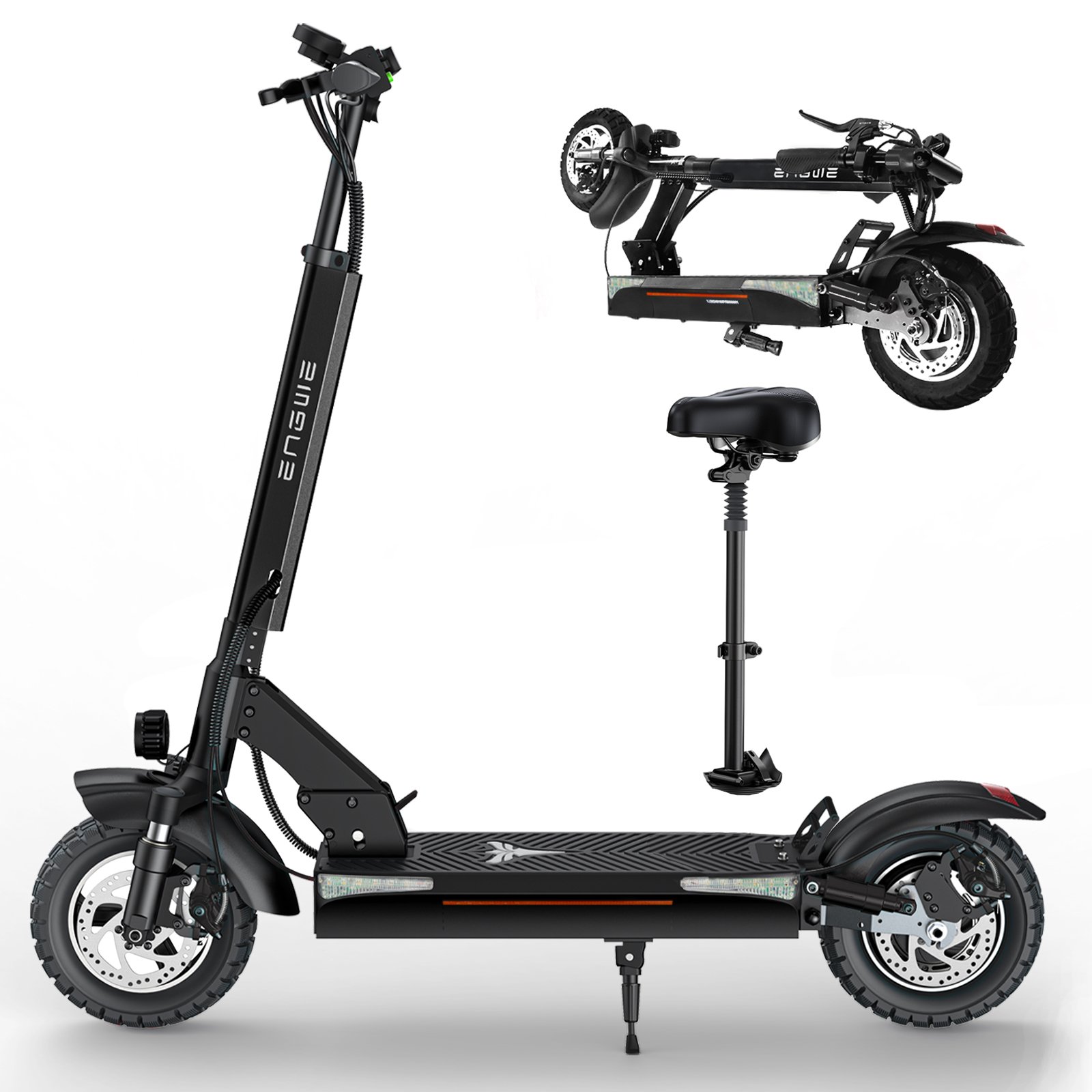 2024 New Design Electric scooter US Warehouse Adult scooter Y600 Rear motor 600W Ofroad 10 Inch With 48V 18.2ah Foldable scooter