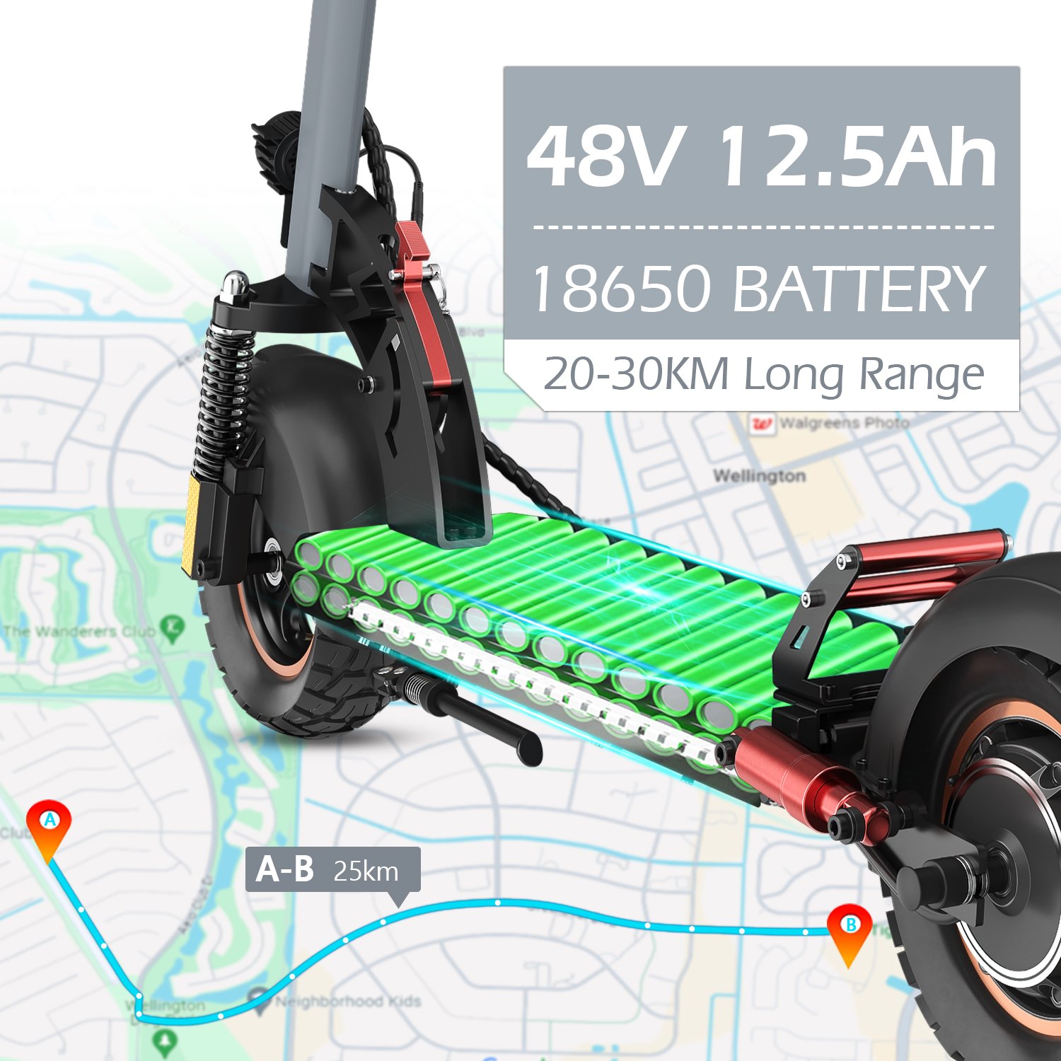 Popular!!! US EU stock original AOKDA A1 best electric scooter with seat with max load 150kg iE kugoo m4 pro