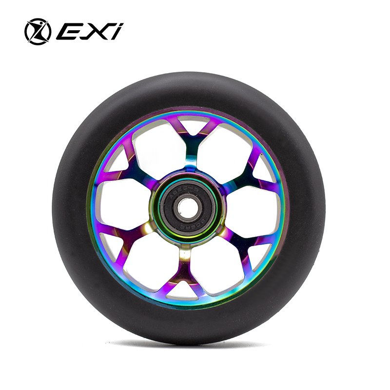 2023 Cyclone Shape Core Designed 120mm/110mm Spare Parts for Electric Scooters M8 Scooter Parts Black Scooter Wheels SHR 88A EXI