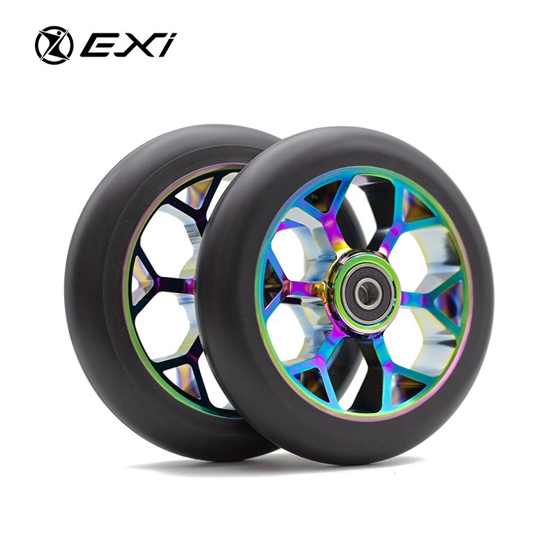 2023 Cyclone Shape Core Designed 120mm/110mm Spare Parts for Electric Scooters M8 Scooter Parts Black Scooter Wheels SHR 88A EXI