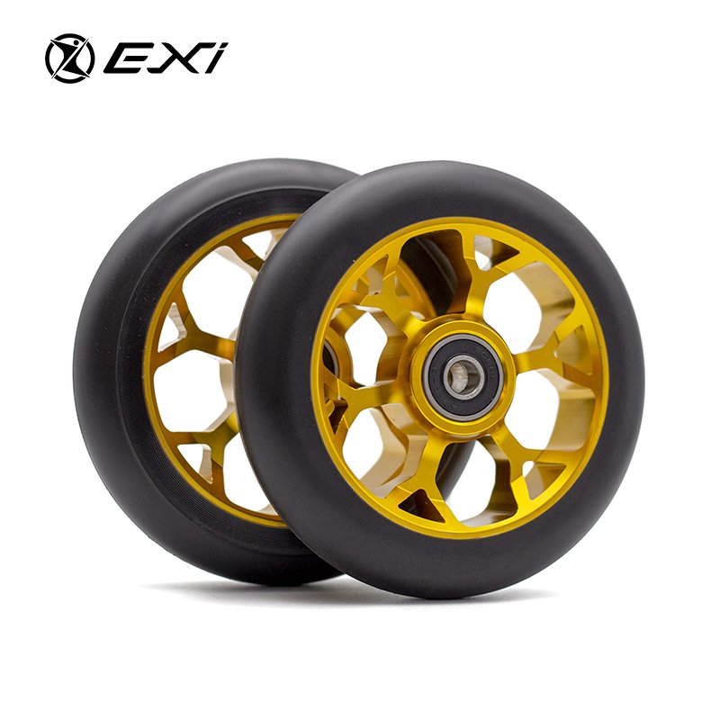 2023 Cyclone Shape Core Designed 120mm/110mm Spare Parts for Electric Scooters M8 Scooter Parts Black Scooter Wheels SHR 88A EXI