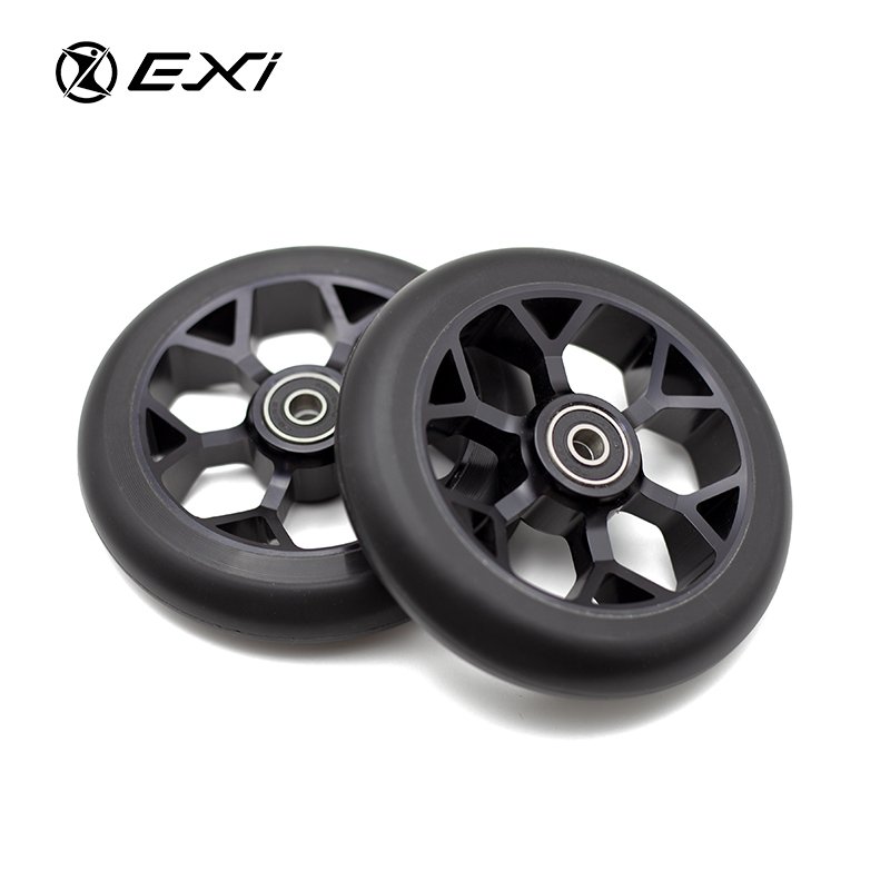 2023 Cyclone Shape Core Designed 120mm/110mm Spare Parts for Electric Scooters M8 Scooter Parts Black Scooter Wheels SHR 88A EXI