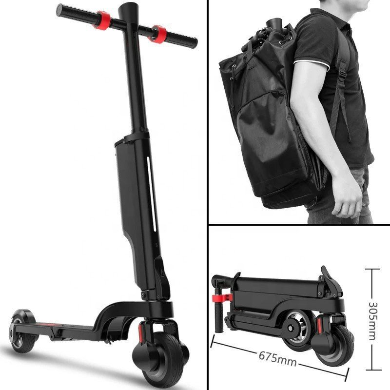 New Design Foldable Two Wheel Skateboard 250W X6 Electric Scooters