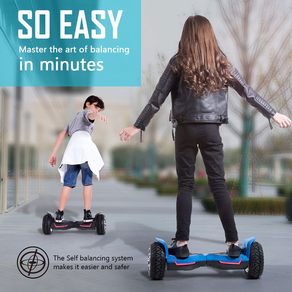 Europe Warehouse Gyroor G2 700W Blue tooth Led Light Electric Scooters Hoverboards