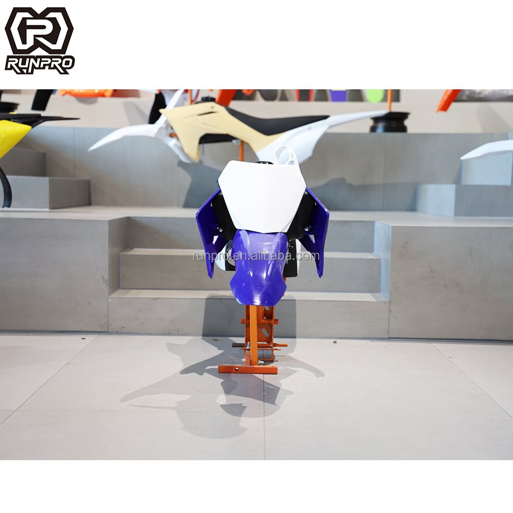 RunPro Dirt Bike TTR110 Components PP Plastic Fairing Kits Fuel Tank Leather and Sponge Seat Pad Off Road Motorcycle Spare Parts