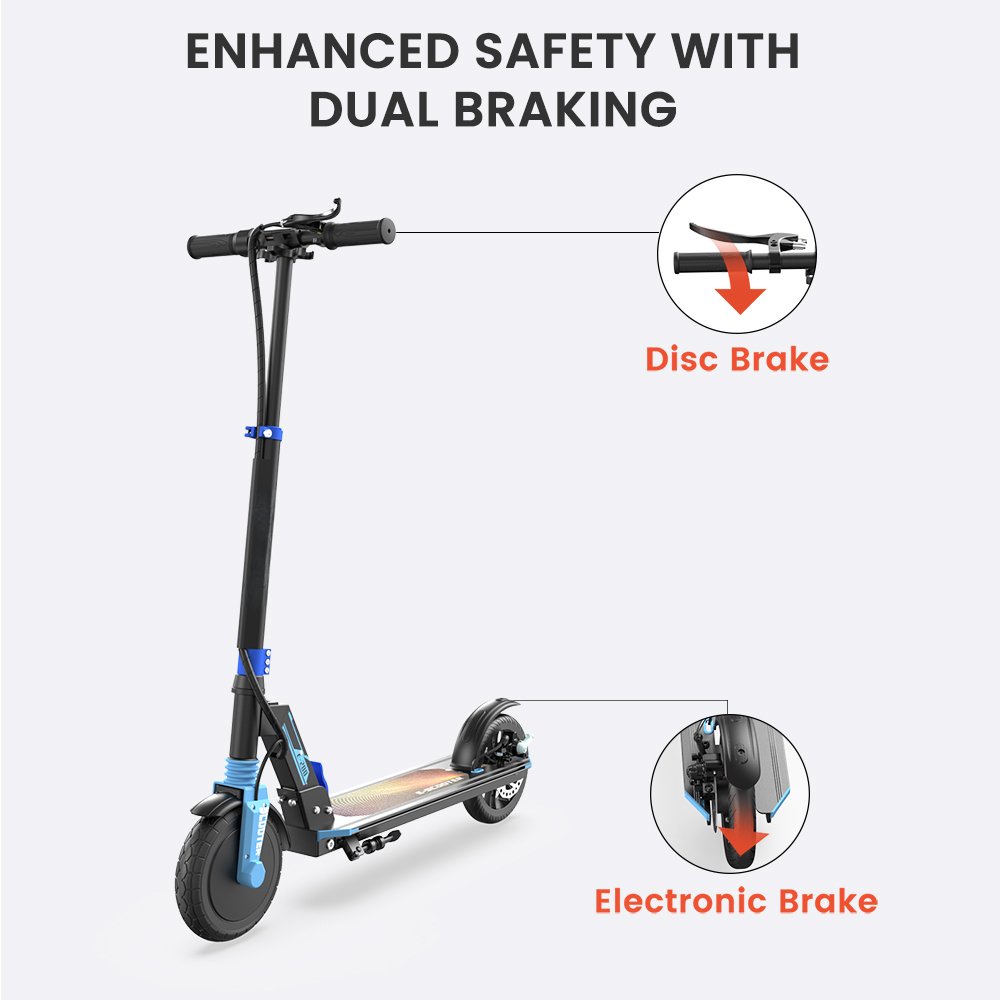 EU Stock Electric Children'S Scooter Foldable PU wheels adjustable height toddler 3-8 years old Electric Scooter For Kids