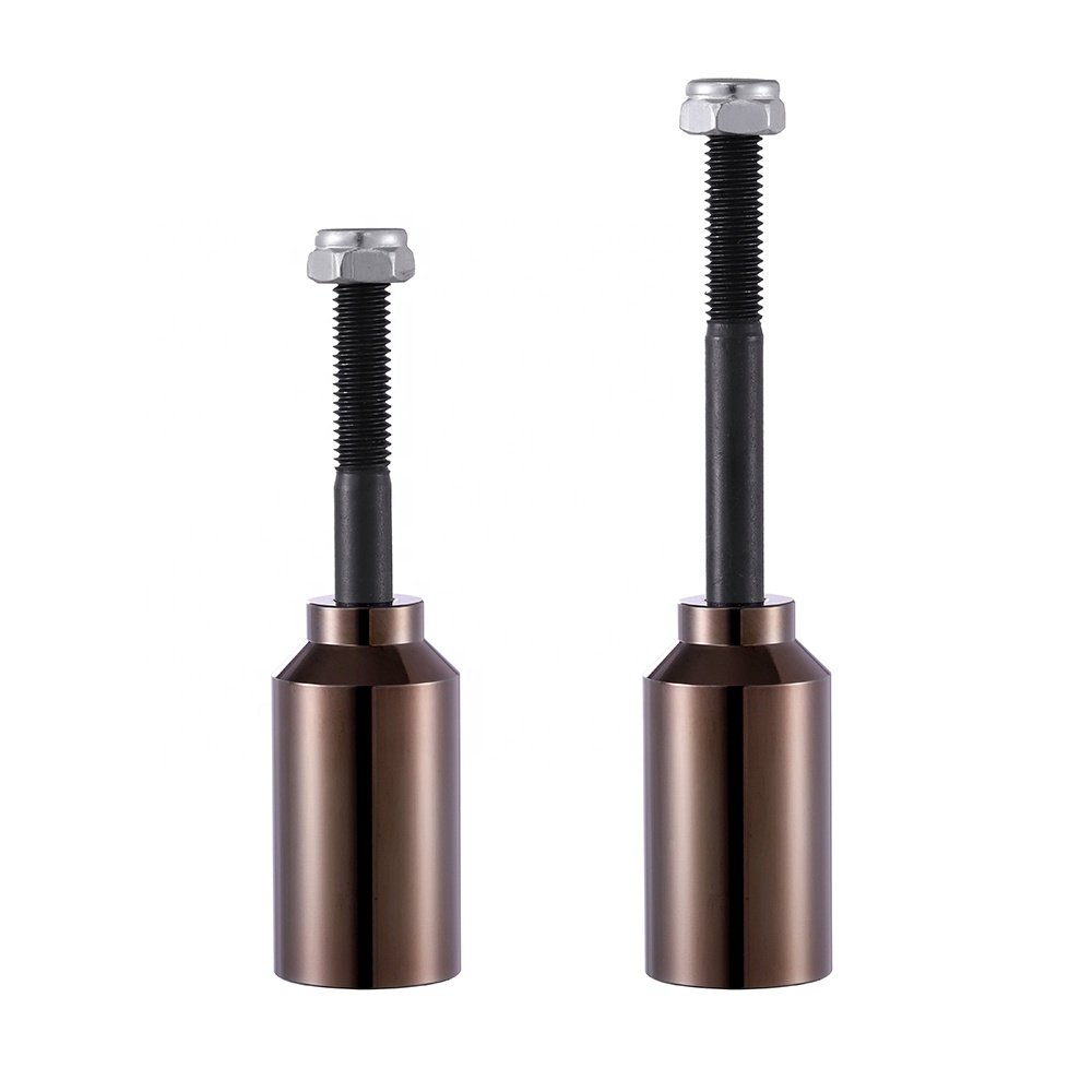 Huoli Park Stunting Parts CNC Aluminum Pegs with Strong Axle Hardware for Scootering Pro Stunt Scooter Pegs Deck Ends