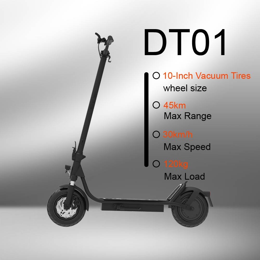 DriveTron 2024 New IPX5 Long Range 25kmh 10inch Tubeless Tire 350W 400W 500W Foldable Adult Electric Scooter