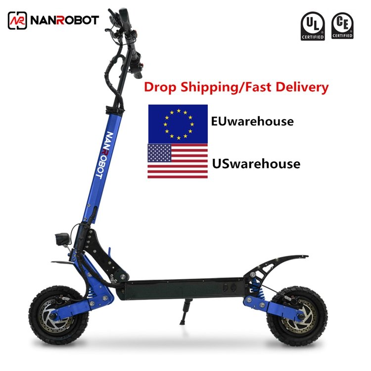 electric scooter portable 2 wheel electric scooter sharing citycoco made in china nanrobot D4+3.0 oil brake