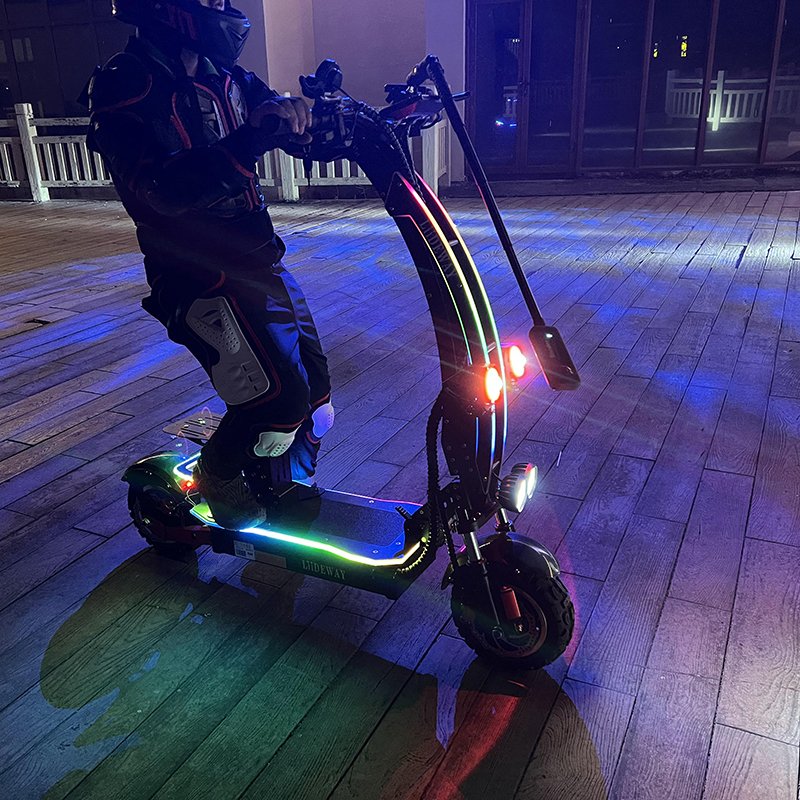 11inch Liideway T10 60V 27AH 6000w Double motor big wheel scooter electric adult 2024