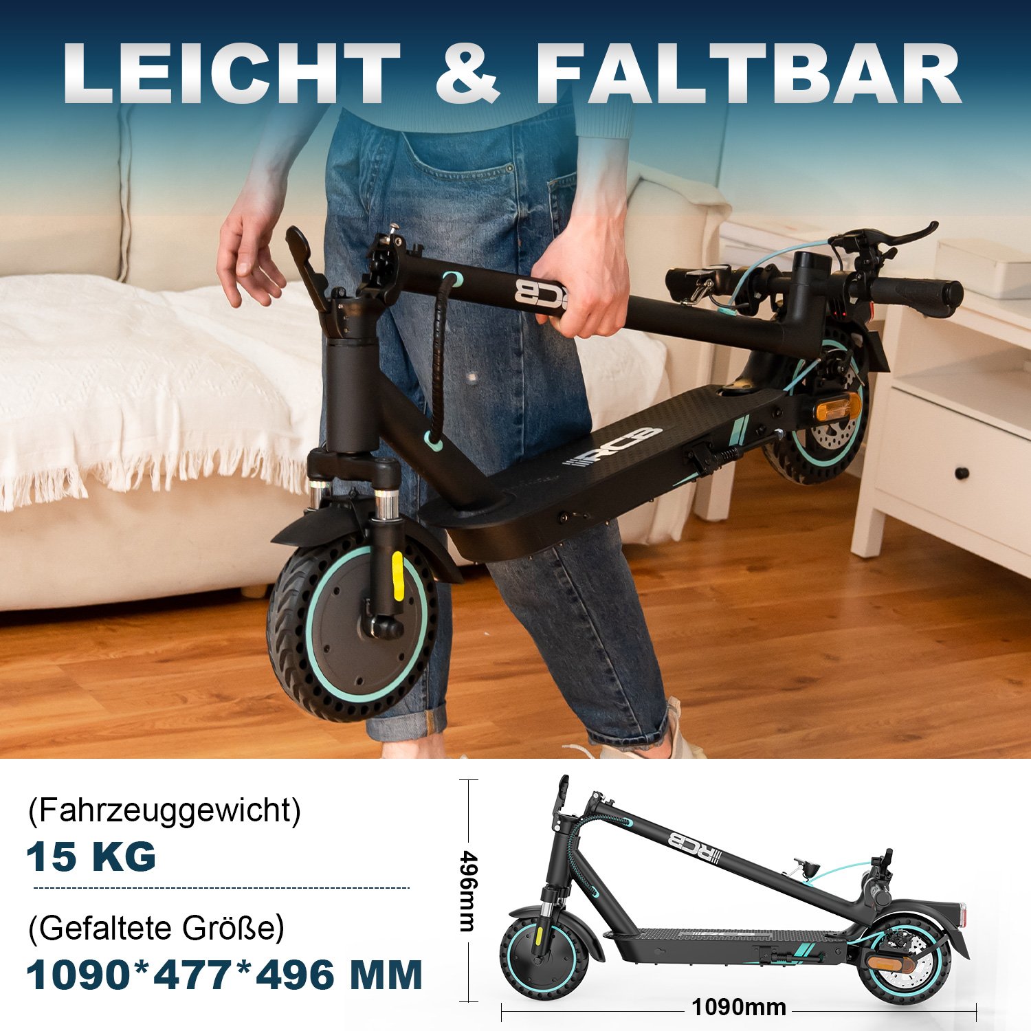 EU Germany warehouse 400w motor electric scooters 25kmh e-scooter abe certificated 8.5 inch folding 2 wheel electric scooter