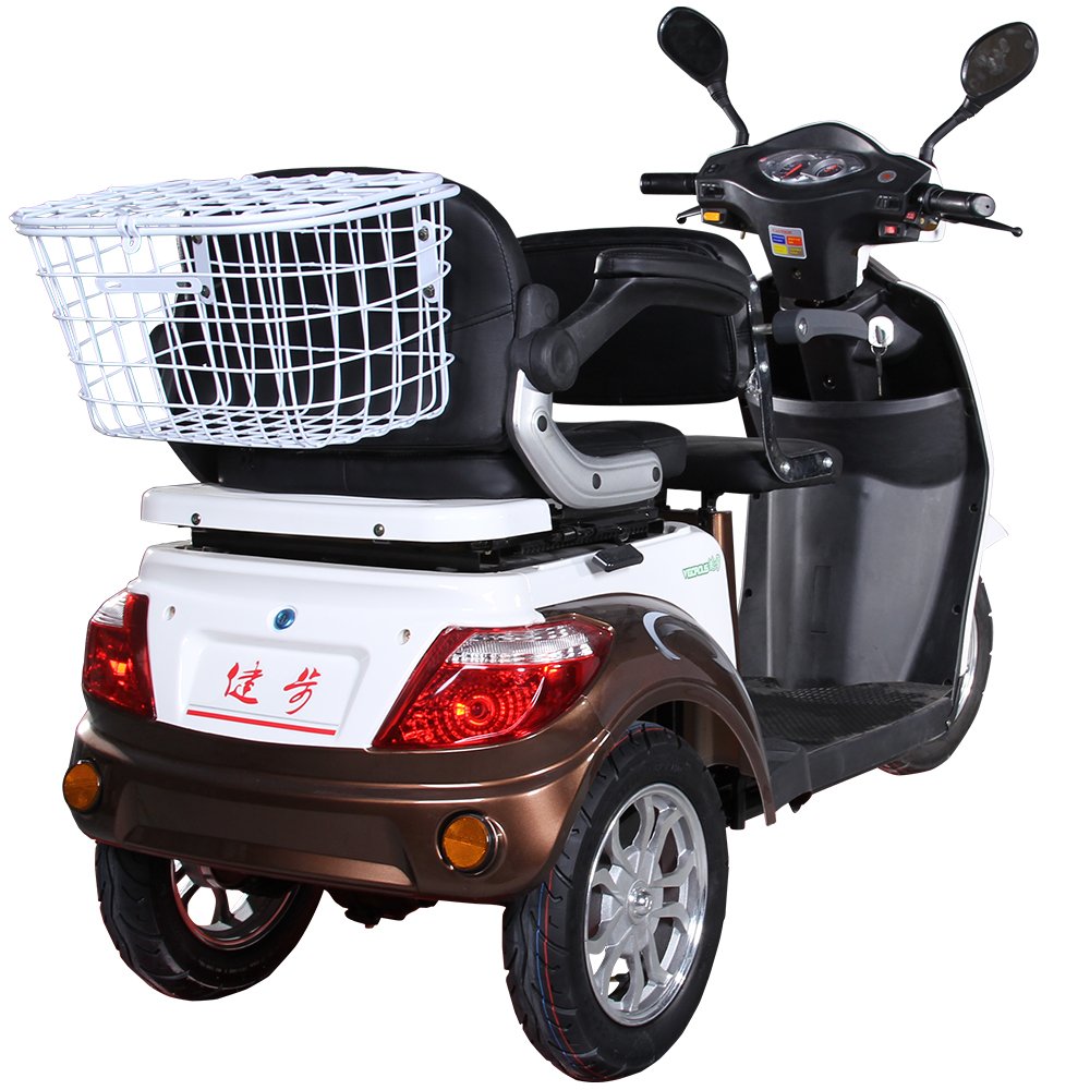 VISTA-L1 Two Seats High Performance Motor Three Wheel Electric Trike Scooter for Adult with EEC Certification