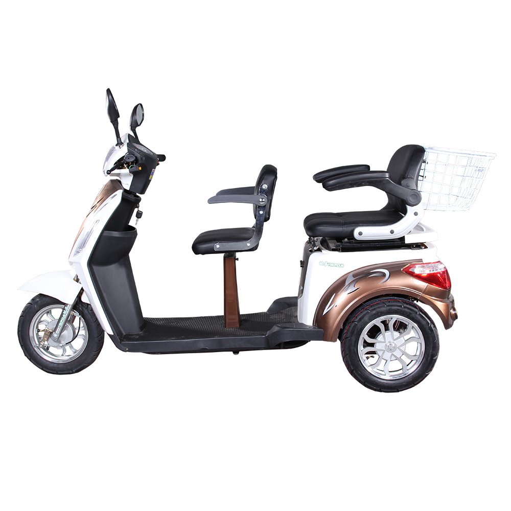 VISTA-L1 Two Seats High Performance Motor Three Wheel Electric Trike Scooter for Adult with EEC Certification