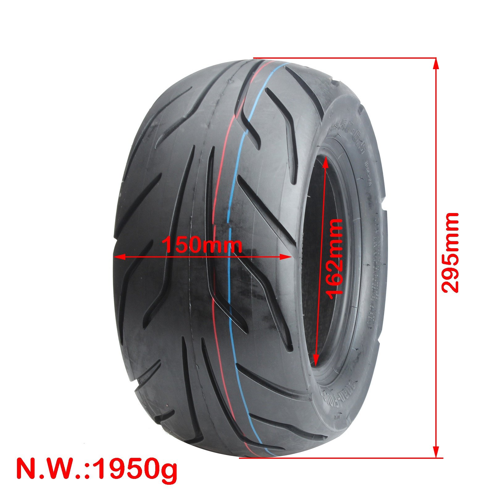 High Quality 13x5.00-6.5 thickening Tubeless Tire 13 Inch Vacuum Tyre for Motorcycle FLJ K6 Electric Scooter Accessories