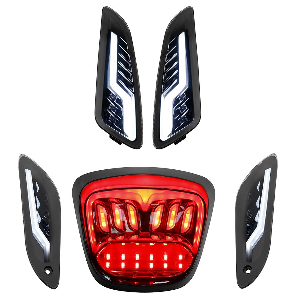 Motorcycle Exhaust System Motorbike Frame Body Parts Accessories For Vespa Sprint Electric Scooter